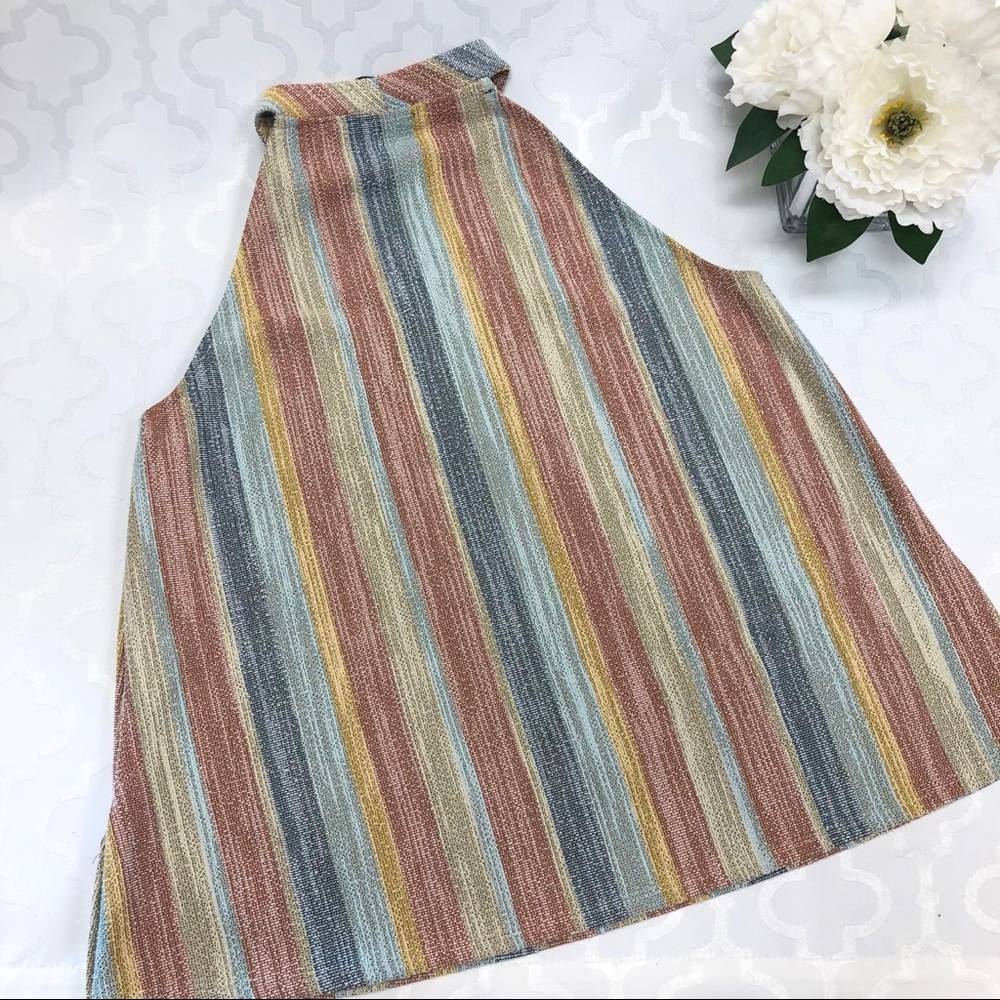Anthropologie W5 Striped Halter Tank Top - Picture 5 of 8